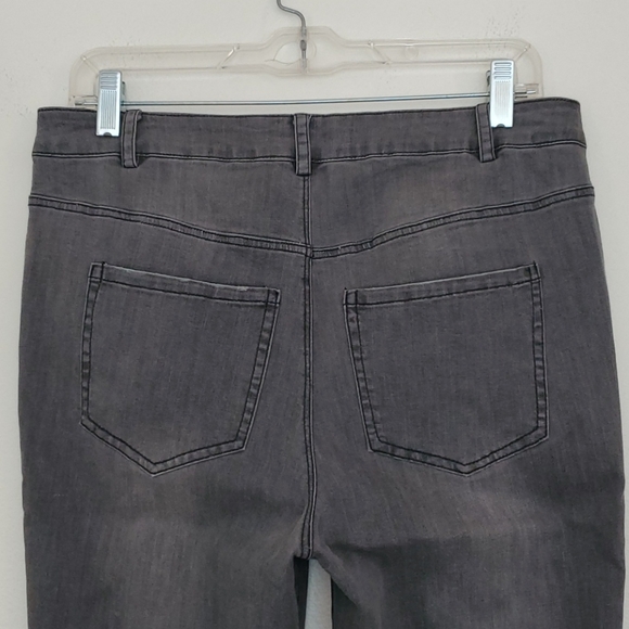 NWT Trim & Tailor Gray Skinny Jeans READ SIZE DIFFERENCE BELOW 31 X 26.5 - Picture 10 of 11